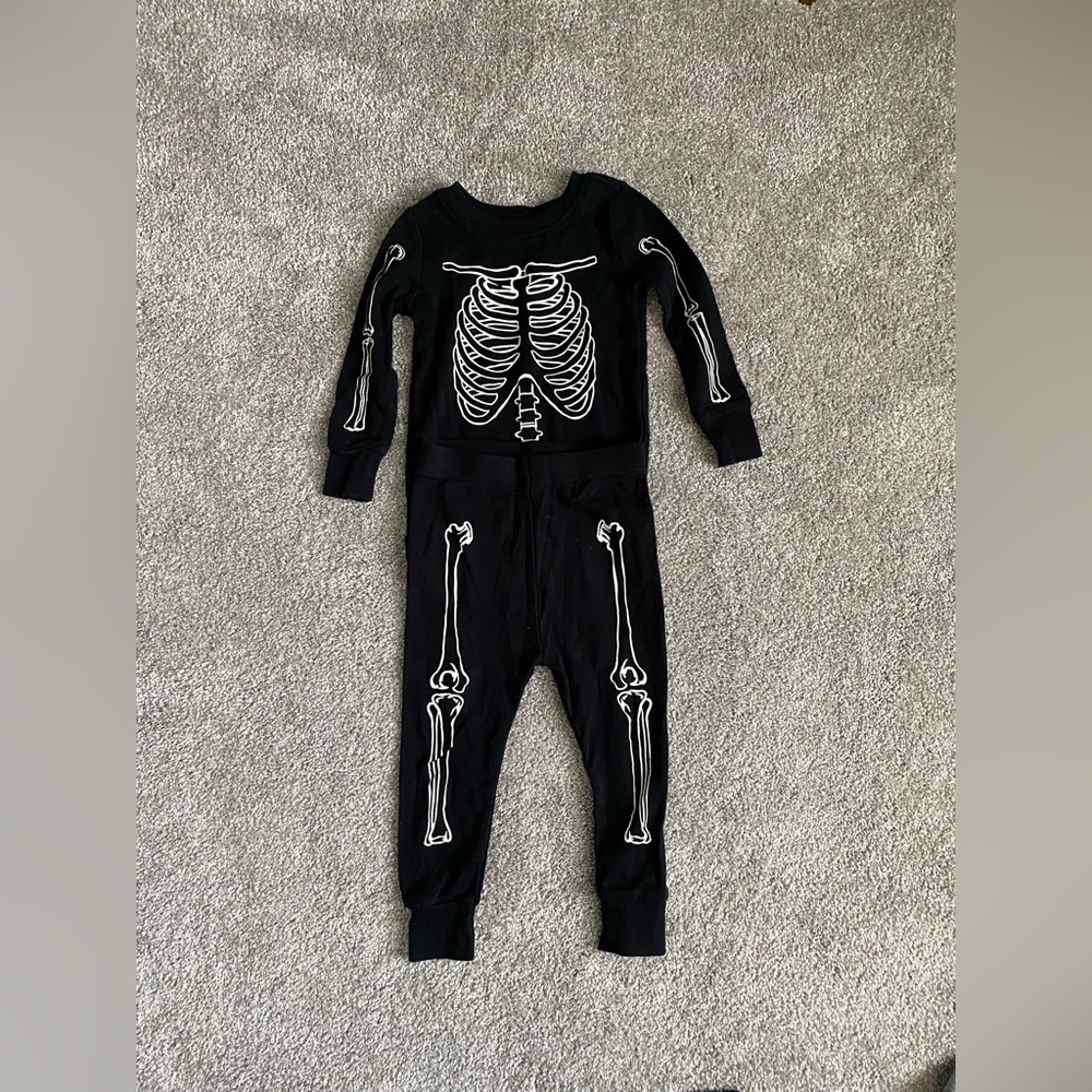 Old Navy Halloween Skeleton Pajamas